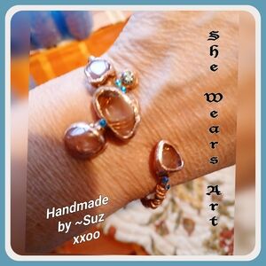 Handmade Bracelet Cuff Copper Jewelry Artisan Made